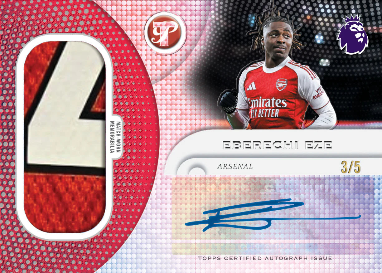 1x 2025-26 Topps Premier League Pristine Hobby Box (LIVEBREAK)
