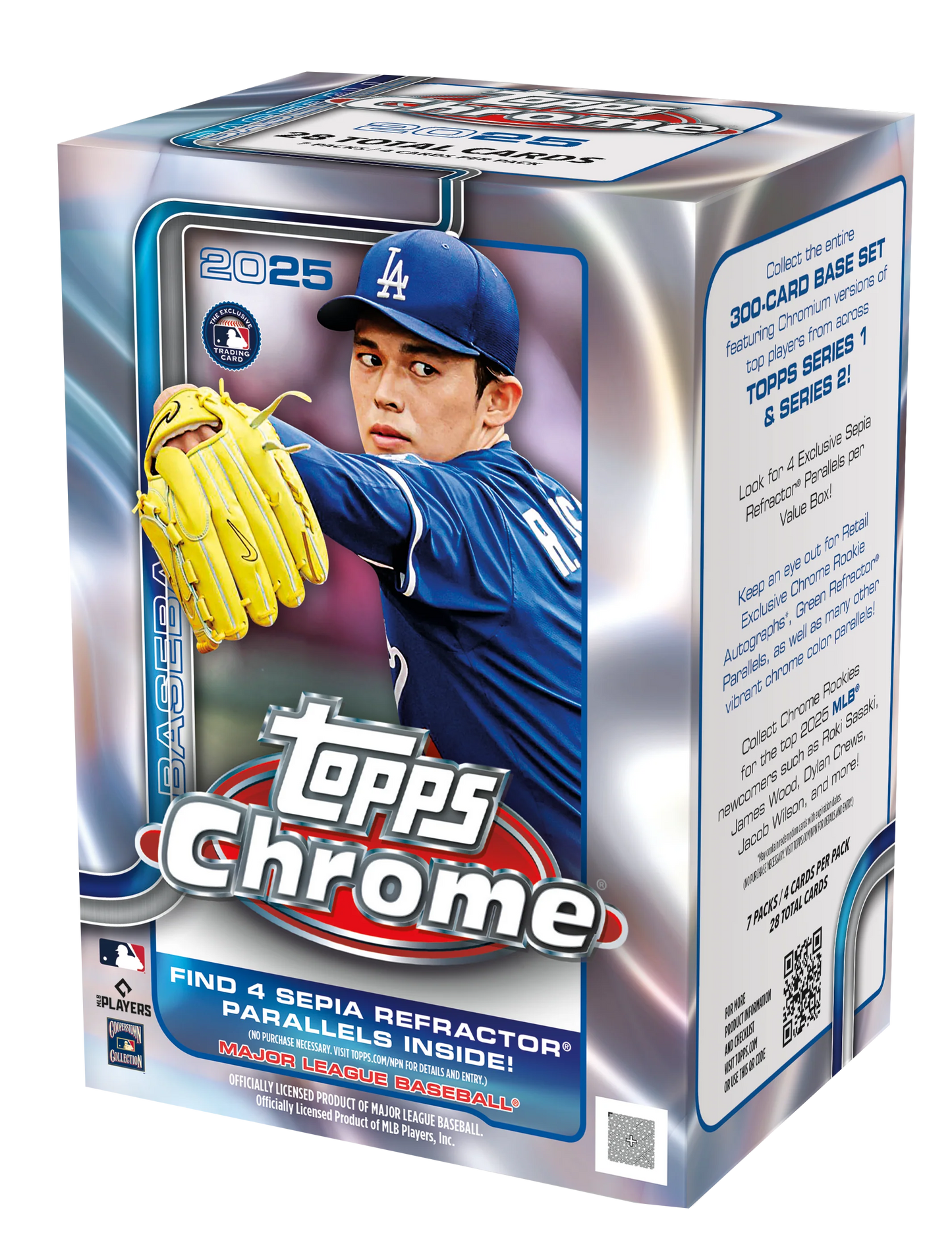 2025 Topps Chrome Baseball Blaster Box (SEALED)