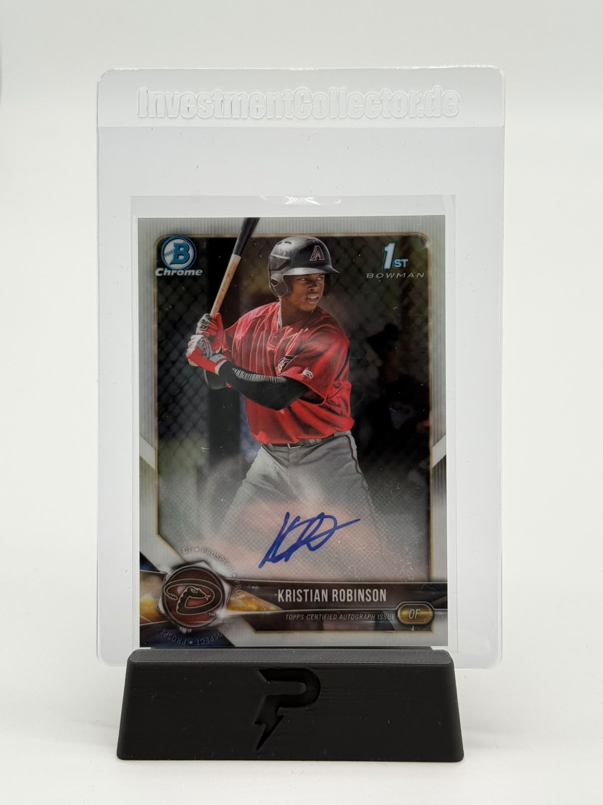 2018 Topps Chrome Bowman Baseball Kristian Robinson Auto