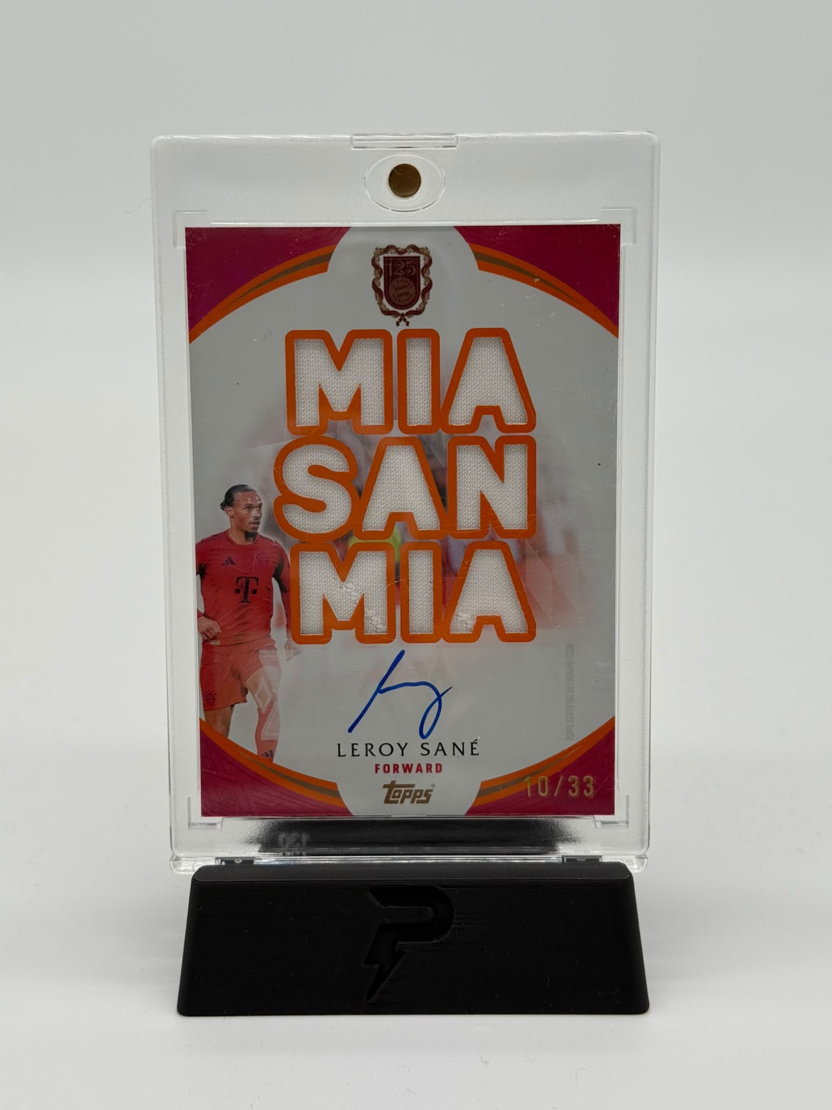 2025 Topps 125 Jahre Fc Bayern Leroy Sane Auto/Relic 10/33