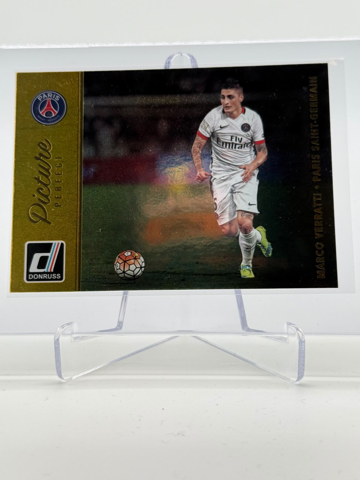 2016-17 Panini Donruss Marco Verratti Picture Perfect Gold