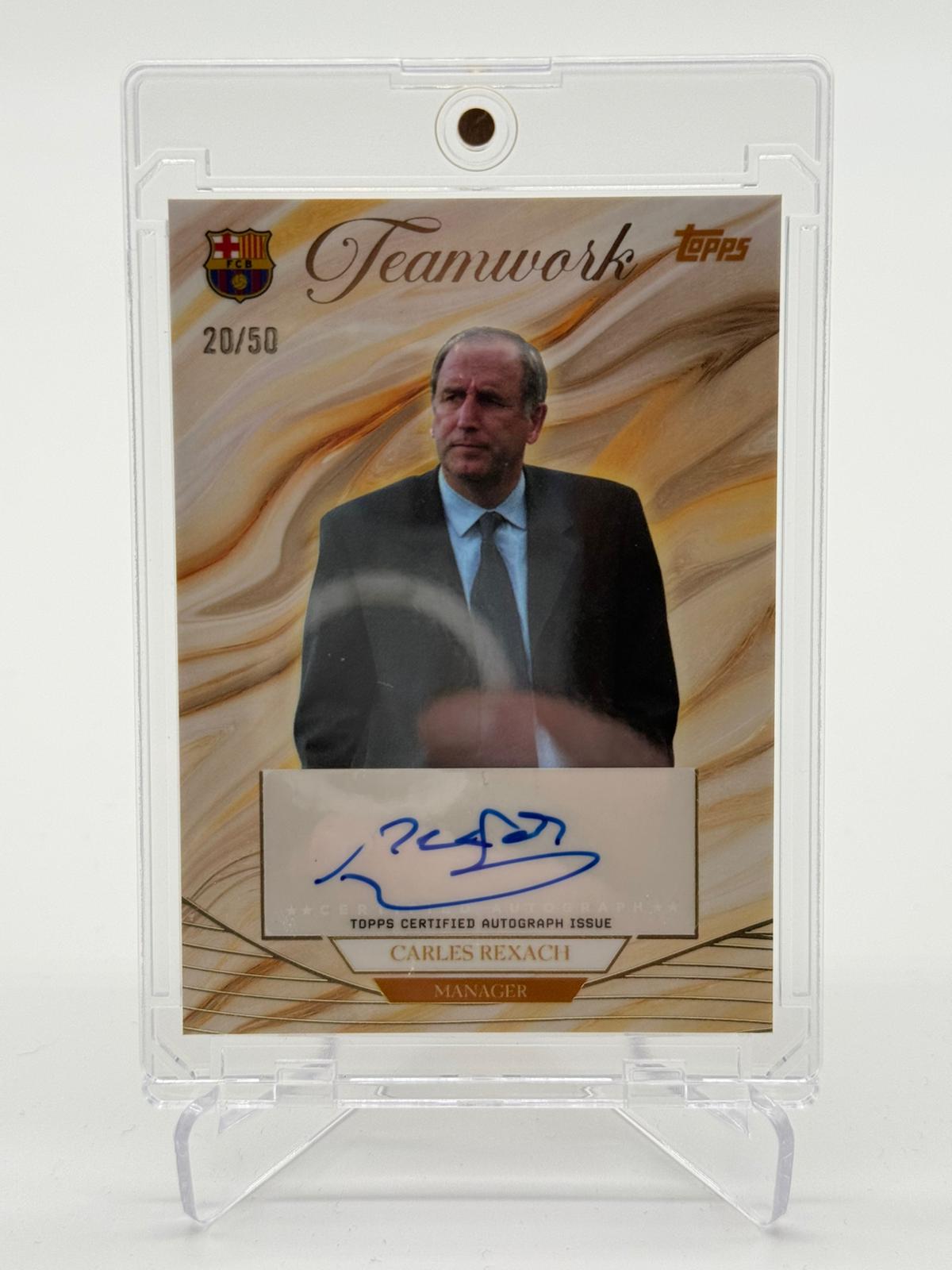 2026 Topps Barcelona Forever Carles Rexach Autogramm 20/50