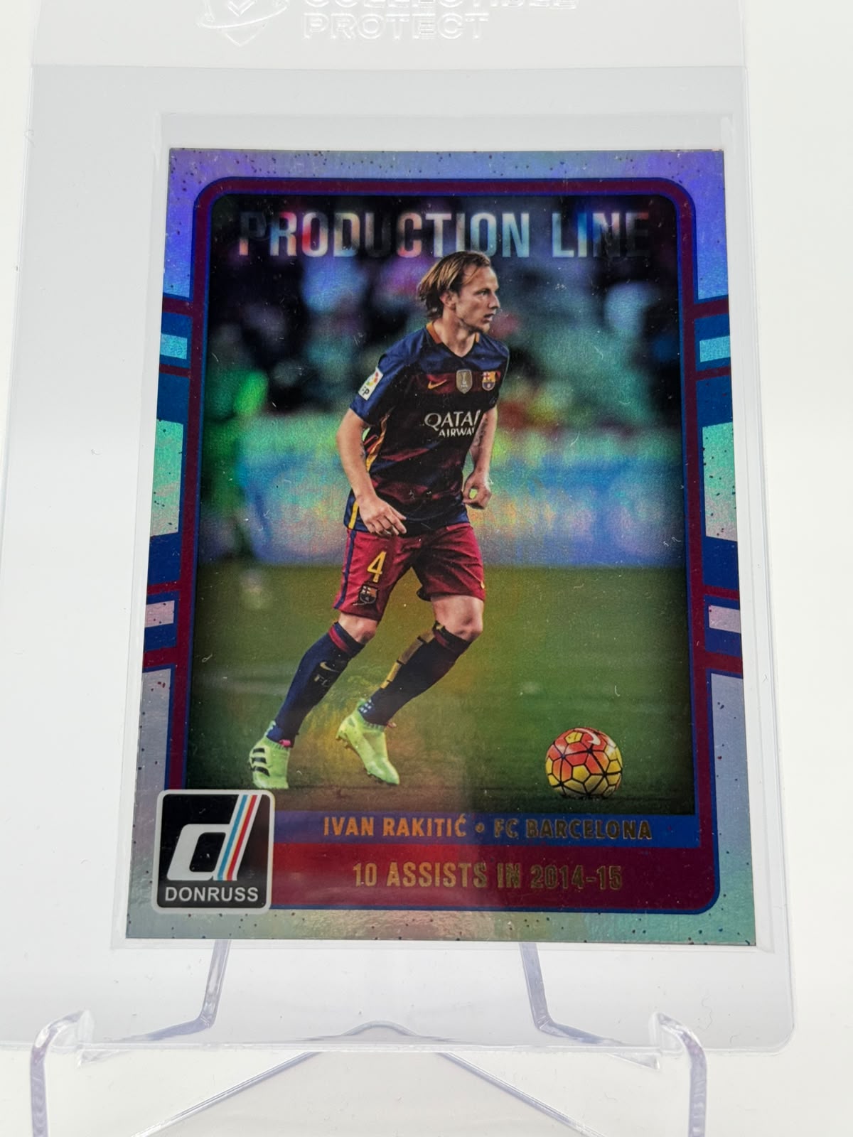 2016-17 Panini Donruss Ivan Rakitic Production Line Silver