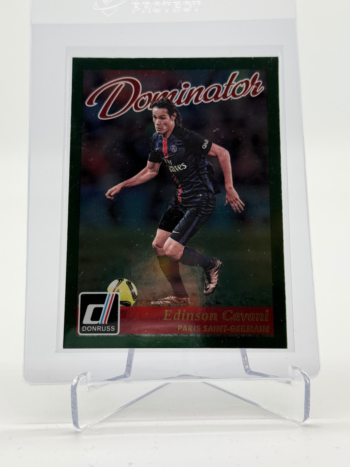 2016-17 Panini Donruss Edinson Cavani Dominators Green