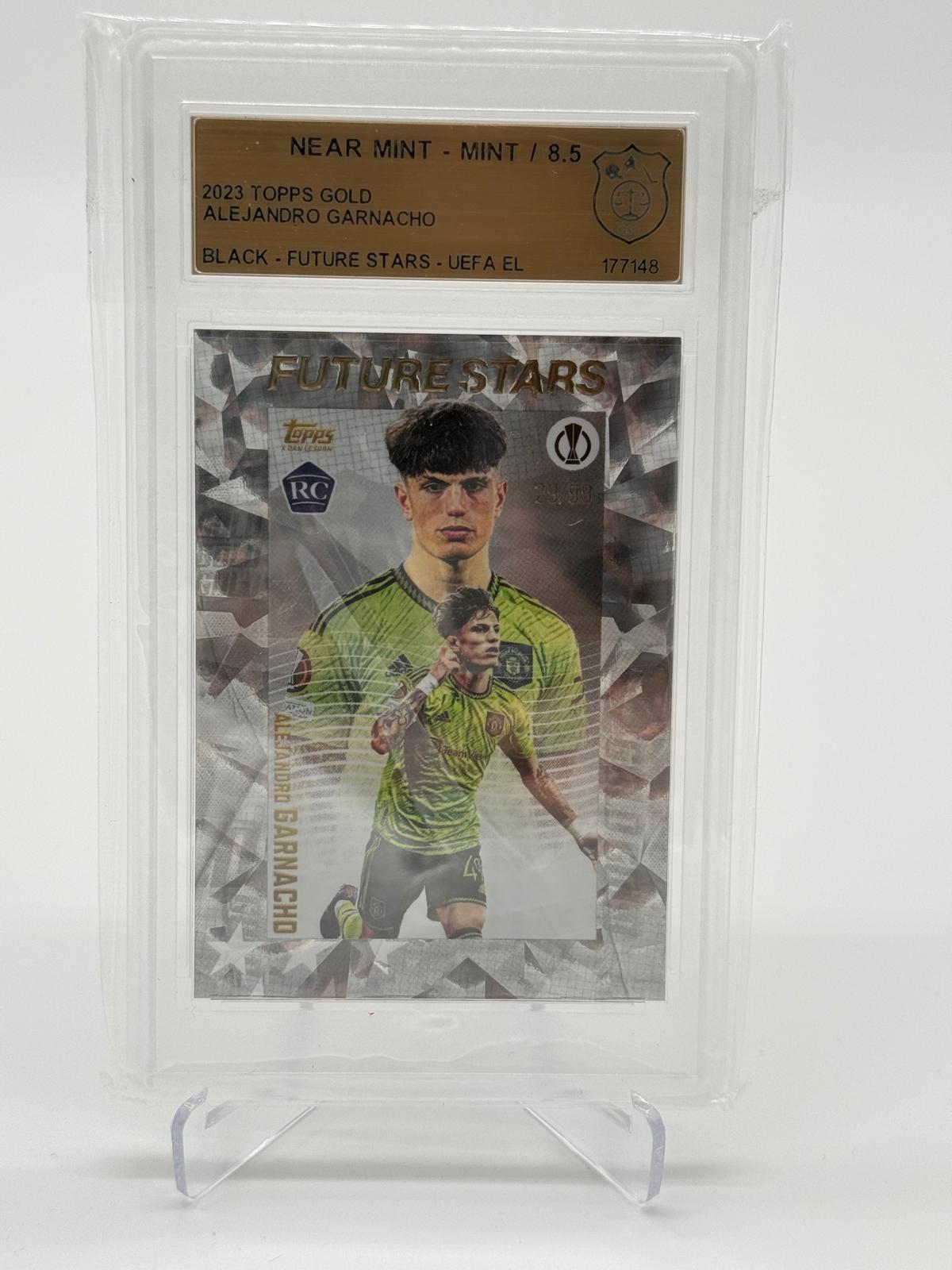 2023 Topps Gold Alejandro Garnacho RC /99 Future Stars GSG 8,5