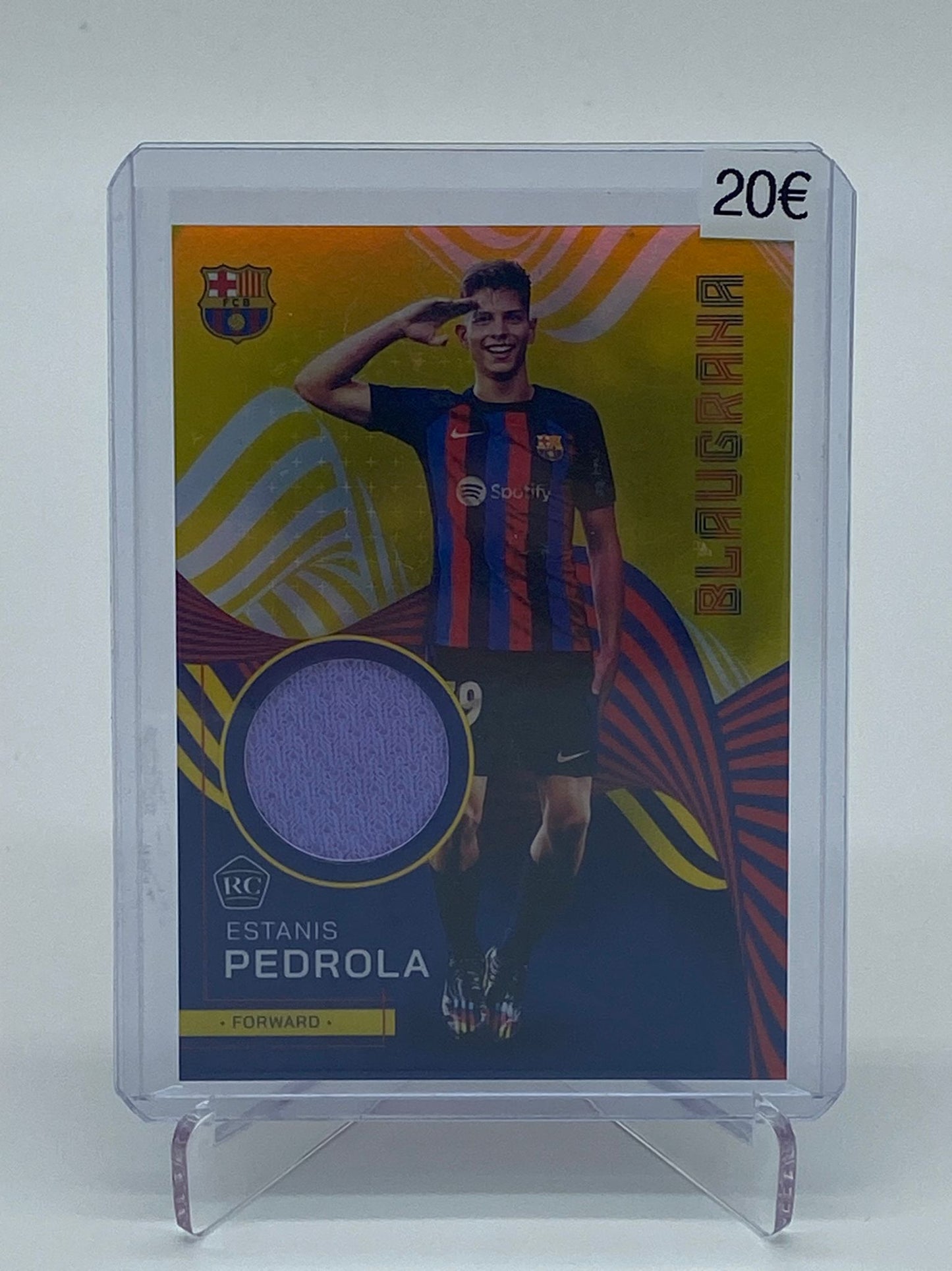 2023 FC Barcelona Team Set - Estanis Pedrola RC Patch /50