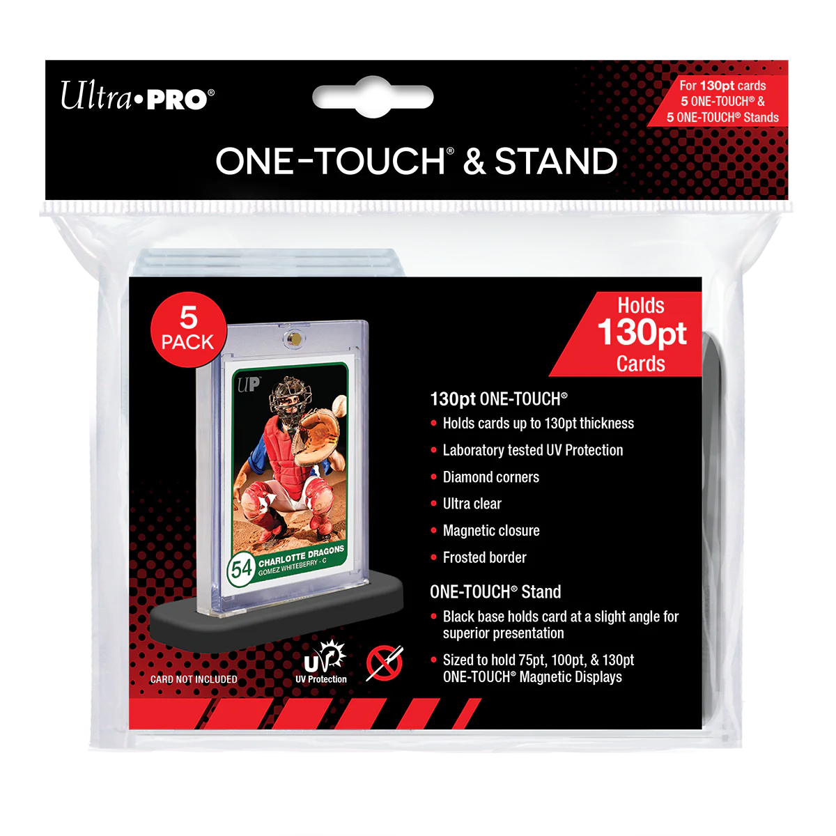 Ultra Pro - 130pt ONE-TOUCH & STANDS (5 Stk.)