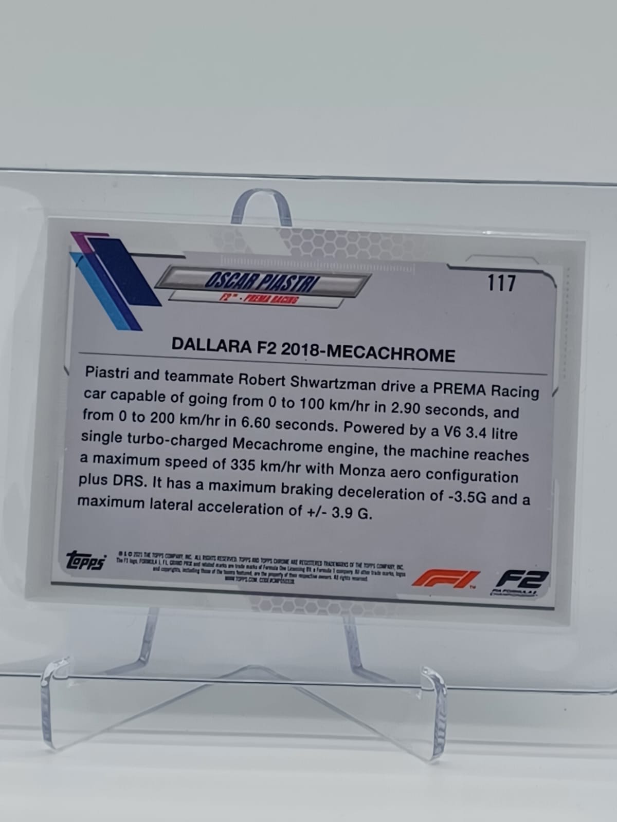 2021 FORMULA 1 SAPPHIRE / Oscar Piastri