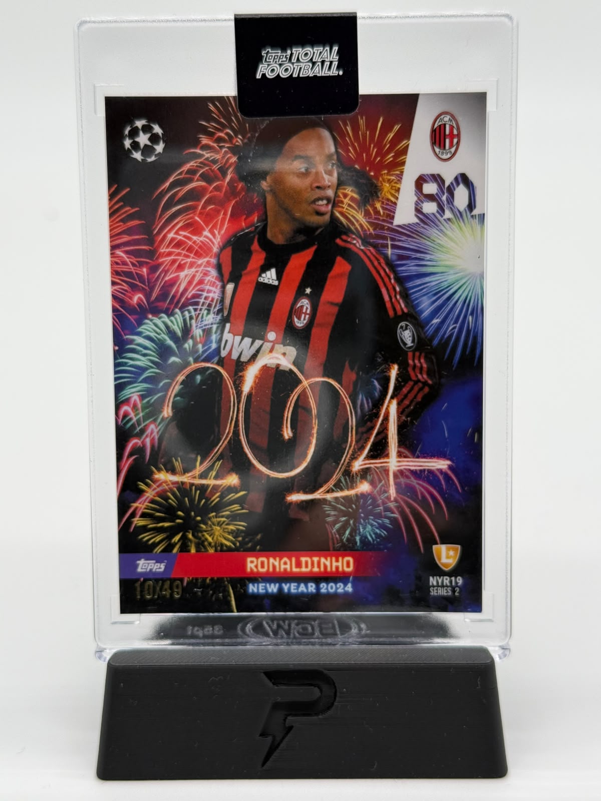 2022-23 Topps Total Football Ronaldinho New Year 2024 10/49