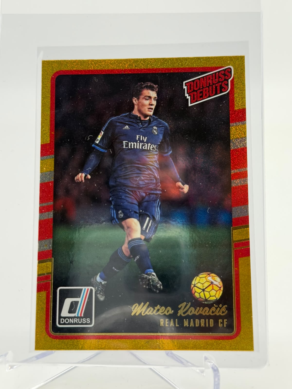 2016-17 Panini Donruss Mateo Kovacic Donruss Debuts Gold