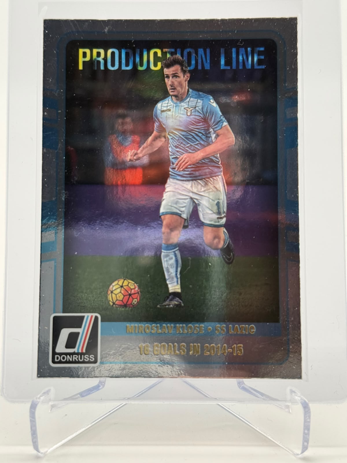 2016-17 Panini Donruss Miroslav Klose Production Line Silver