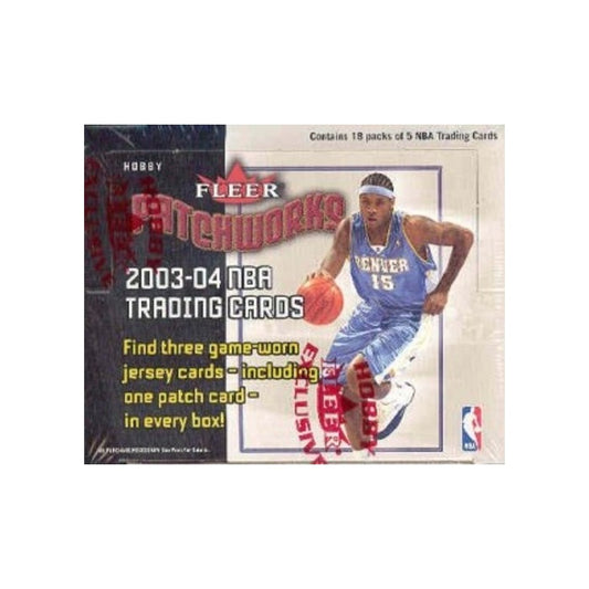 2003-04 Fleer Patchworks Hobby Box LeBron Rookie