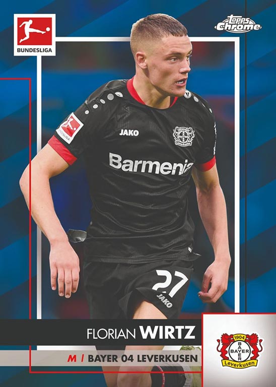 1x EINZELPACK: 2020-21 Topps Bundesliga Chrome Sapphire Edition (LIVEBREAK)
