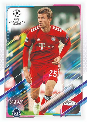 1x EINZELPACK: 2020-21 Topps Chrome UCL X Steve Aoki Neon Future Hobby Box (LIVEBREAK)
