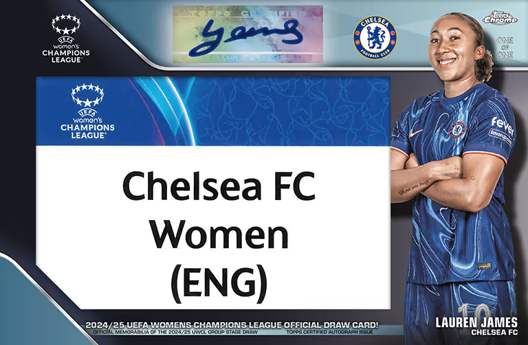 2024-25 Topps Chrome UEFA Women´s Champions League Value Box (SEALED)