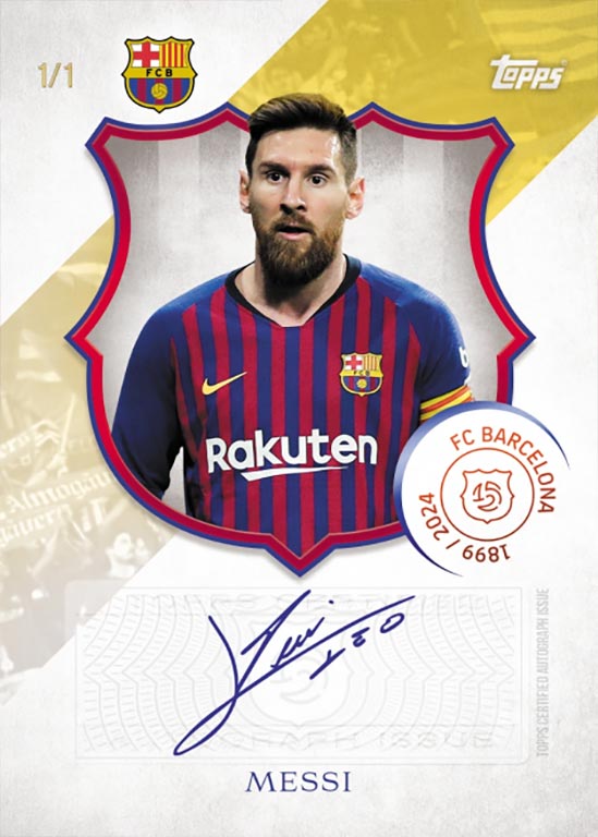 2024-25 Topps FC Barcelona 125th Anniversary Hobby Box (LIVEBREAK)