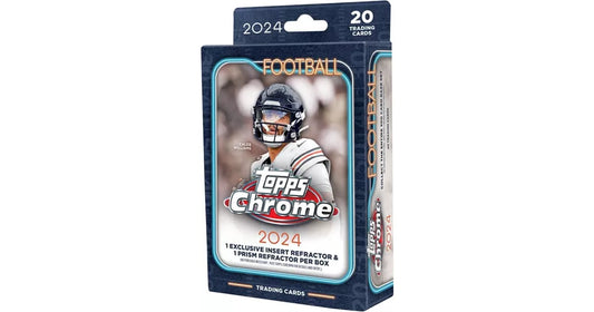 2024 Topps Chrome Football Hanger Pack (SEALED)