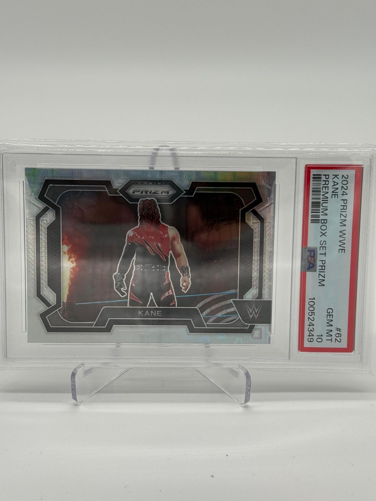2024 Panini Prizm WWE Kane Premium Box Set Prizm PSA 10