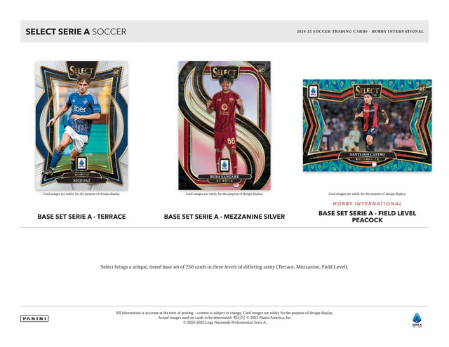 2024-25 Panini Select Serie A International Hobby Box (SEALED)