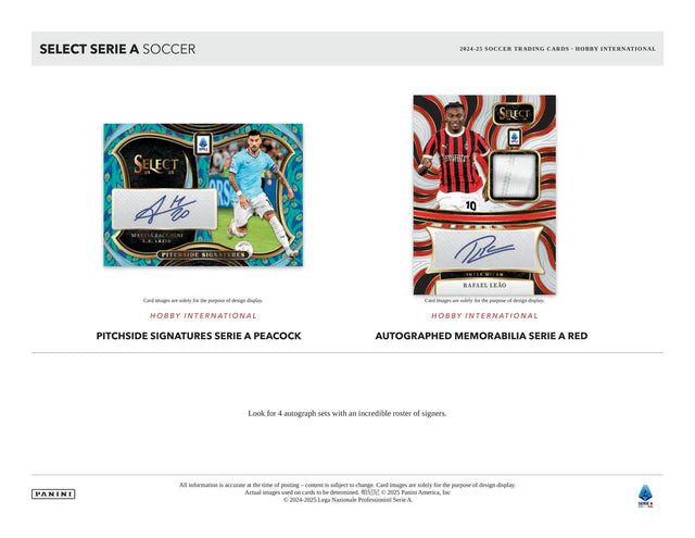 2024-25 Panini Select Serie A International Hobby Box (SEALED)
