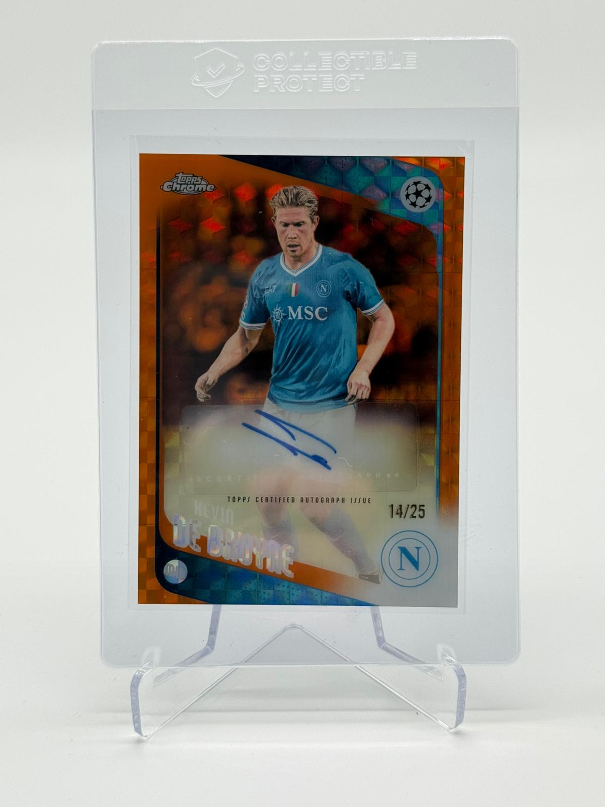 2026 Topps Chrome UCC Kevin De Bruyne Autogramm 14/25