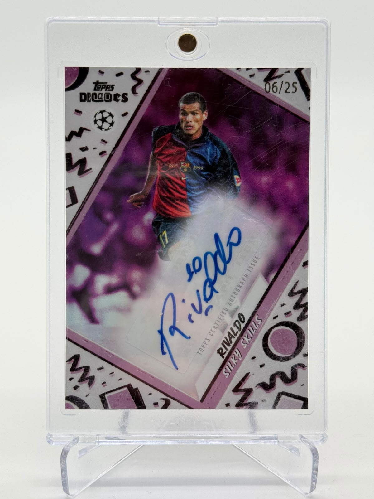 2024 Topps Decades Rivaldo AUTO 06/25