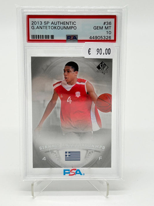 2013-14 SP Authentic Giannis Antetokounmpo PSA 10