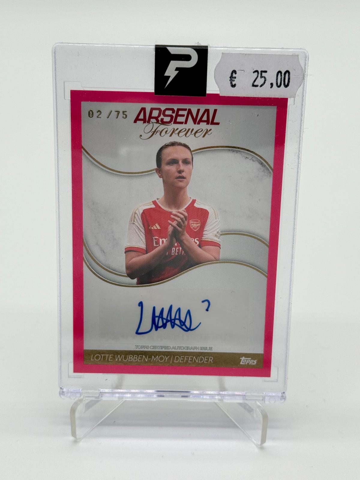 2024 Topps Arsenal Forever Lotte Wubben-Moy Auto /75