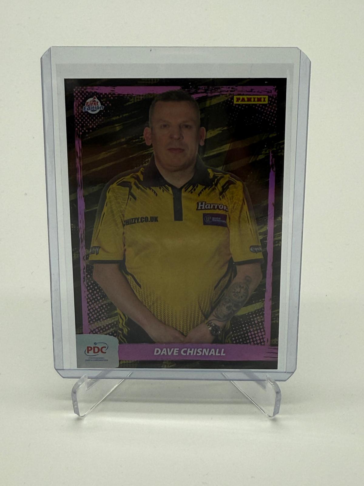 2025 Panini PDC World Championship Dave Chisnall Pink Parallel