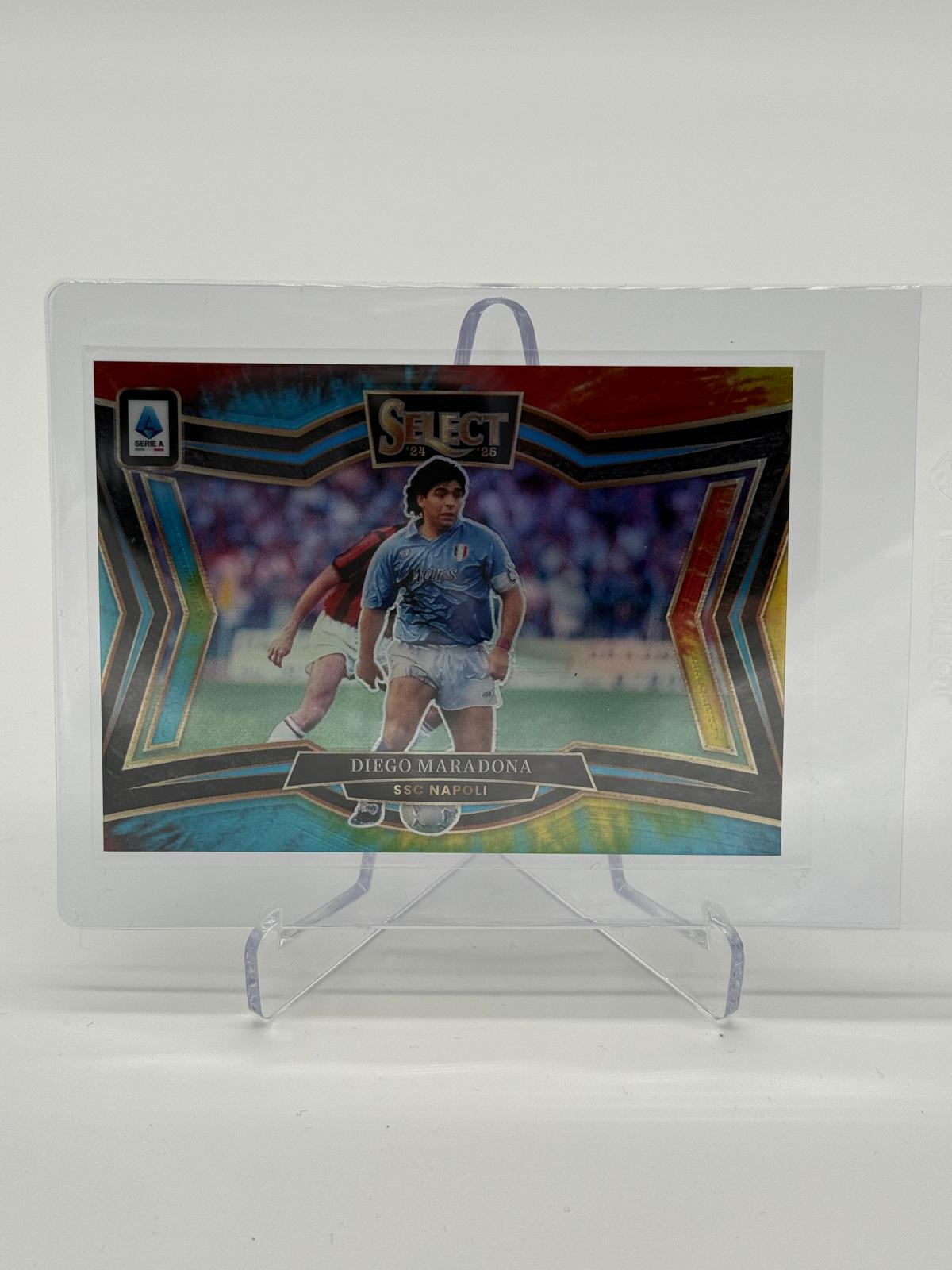 2024-25 Panini Select Seria A Diego Maradona /25 Tie-Dye