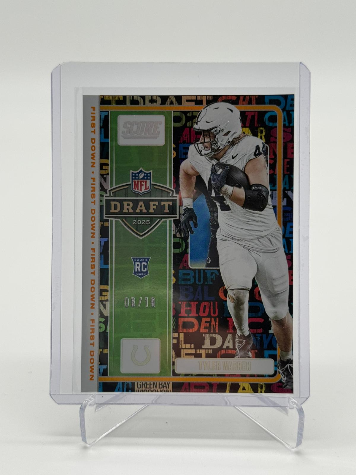 2025 Panini Score Football Tyler Warren 08/10