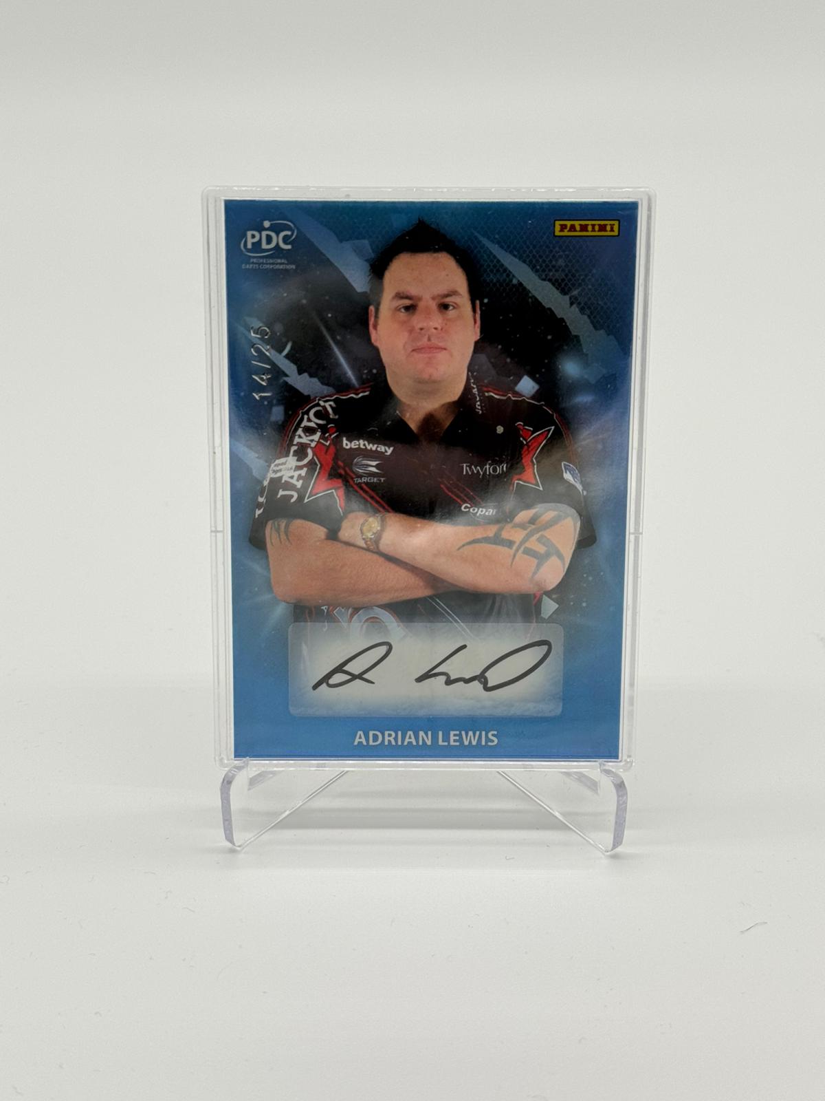 2025 Panini Premier League Adrian Lewis Auto 14/25