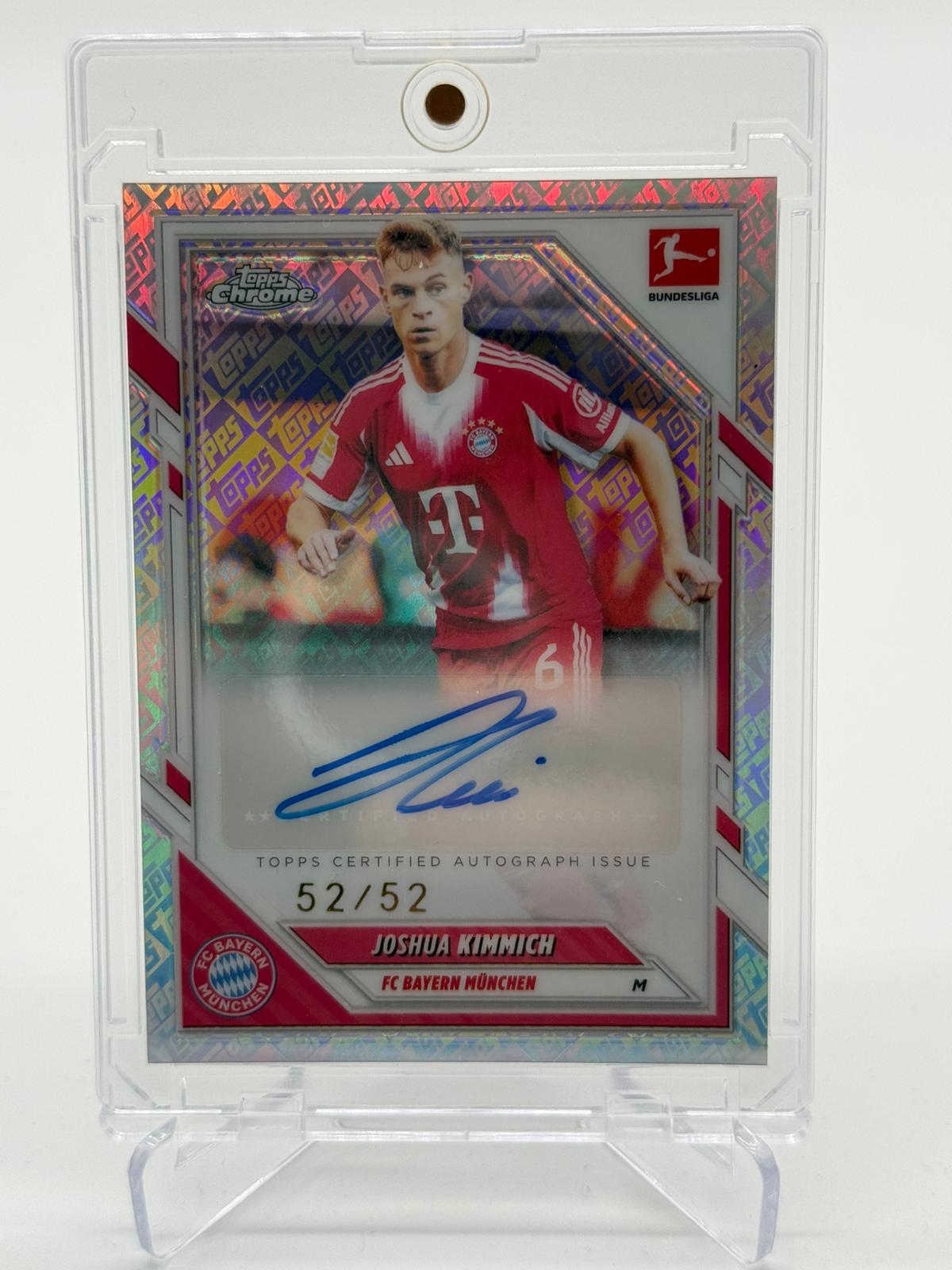 2026 Topps Bundesliga Chrome Joshua Kimmich Autogramm 52/52