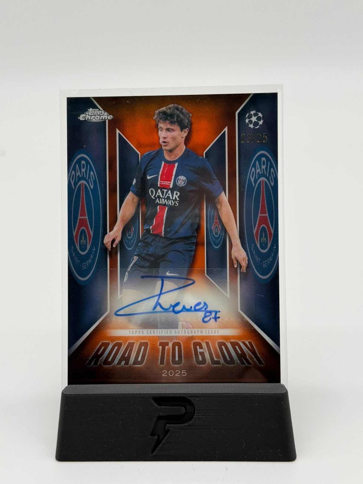 2026 Topps Chrome UCC Joao Neves Road to Glory Auto 23/25
