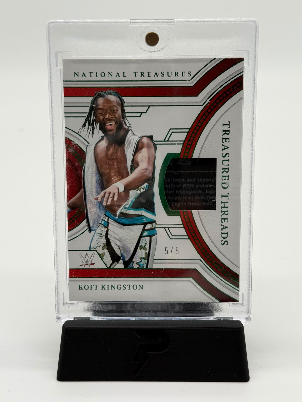 2024 Panini National Treasure WWE Kofi Kingston Relic 5/5