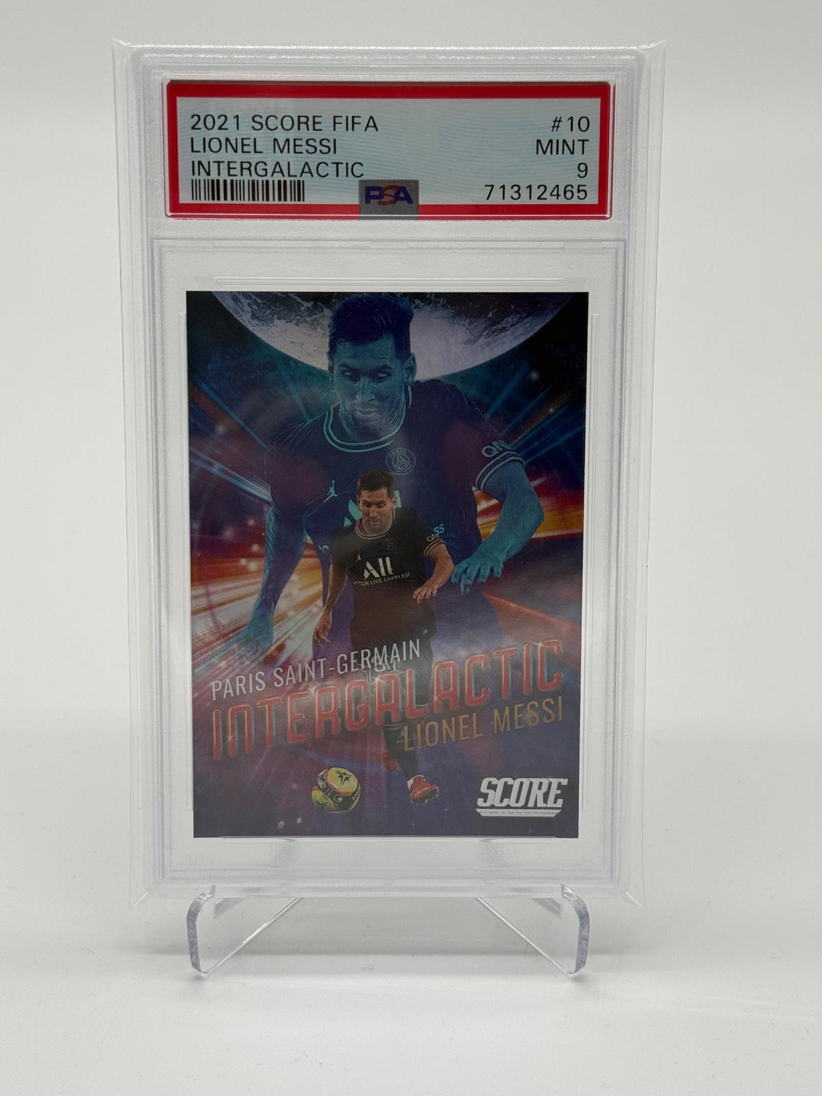 2021 Score Fifa Lionel Messi Intergalactic PSA 9