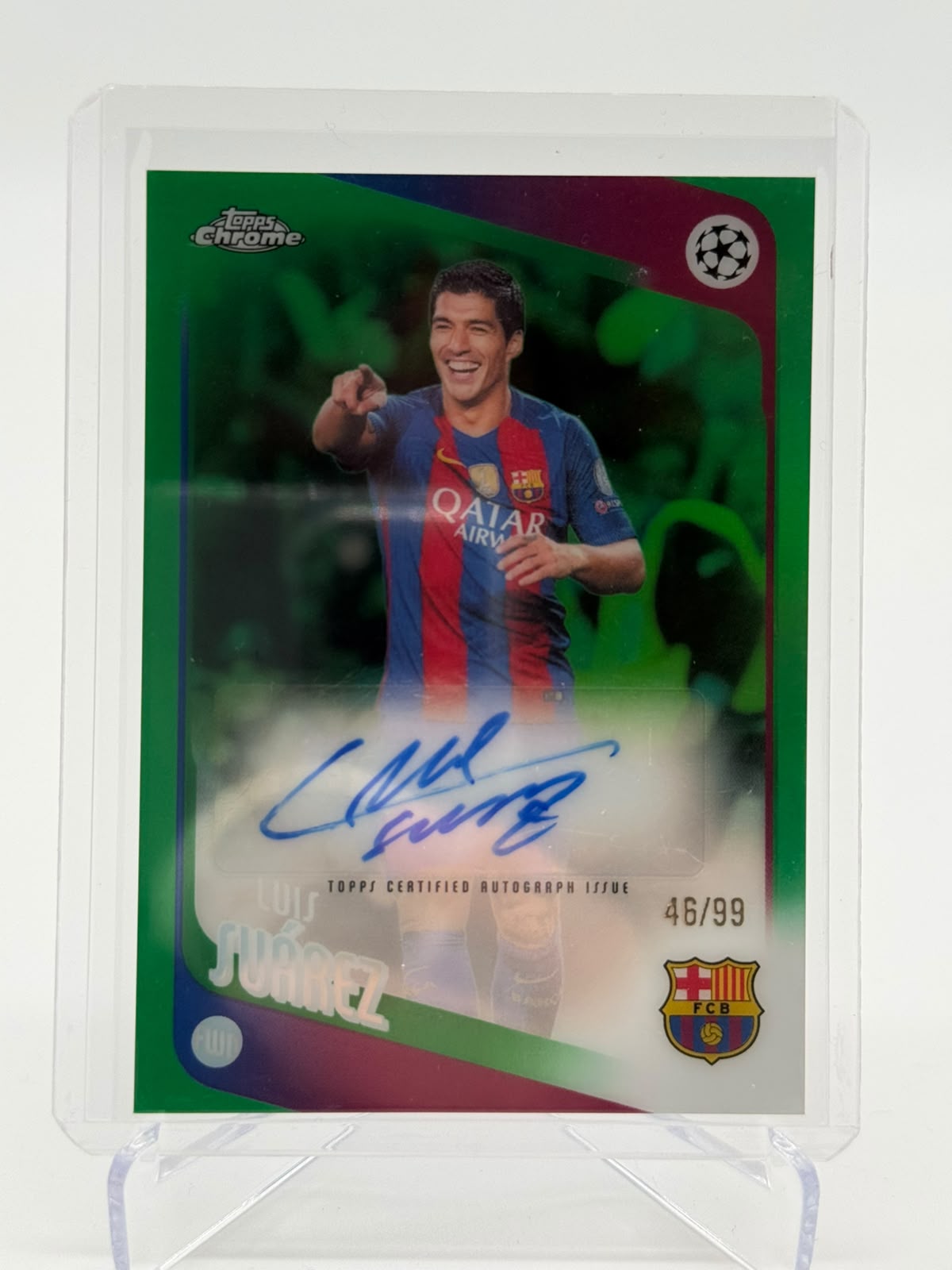 2026 Topps UCC Chrome Luis Suarez AUTO 46/99