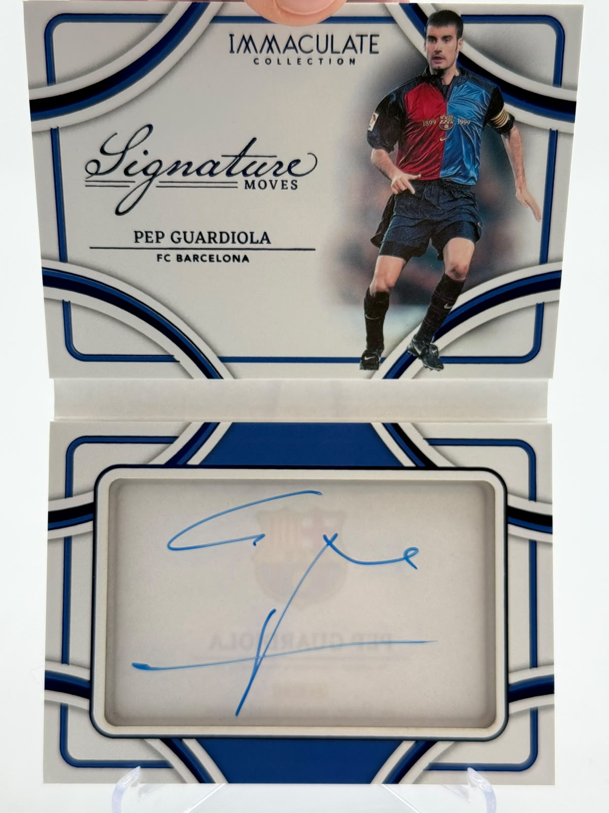 2024-25 Panini Immaculate Soccer Pep Guardiola Signature Moves