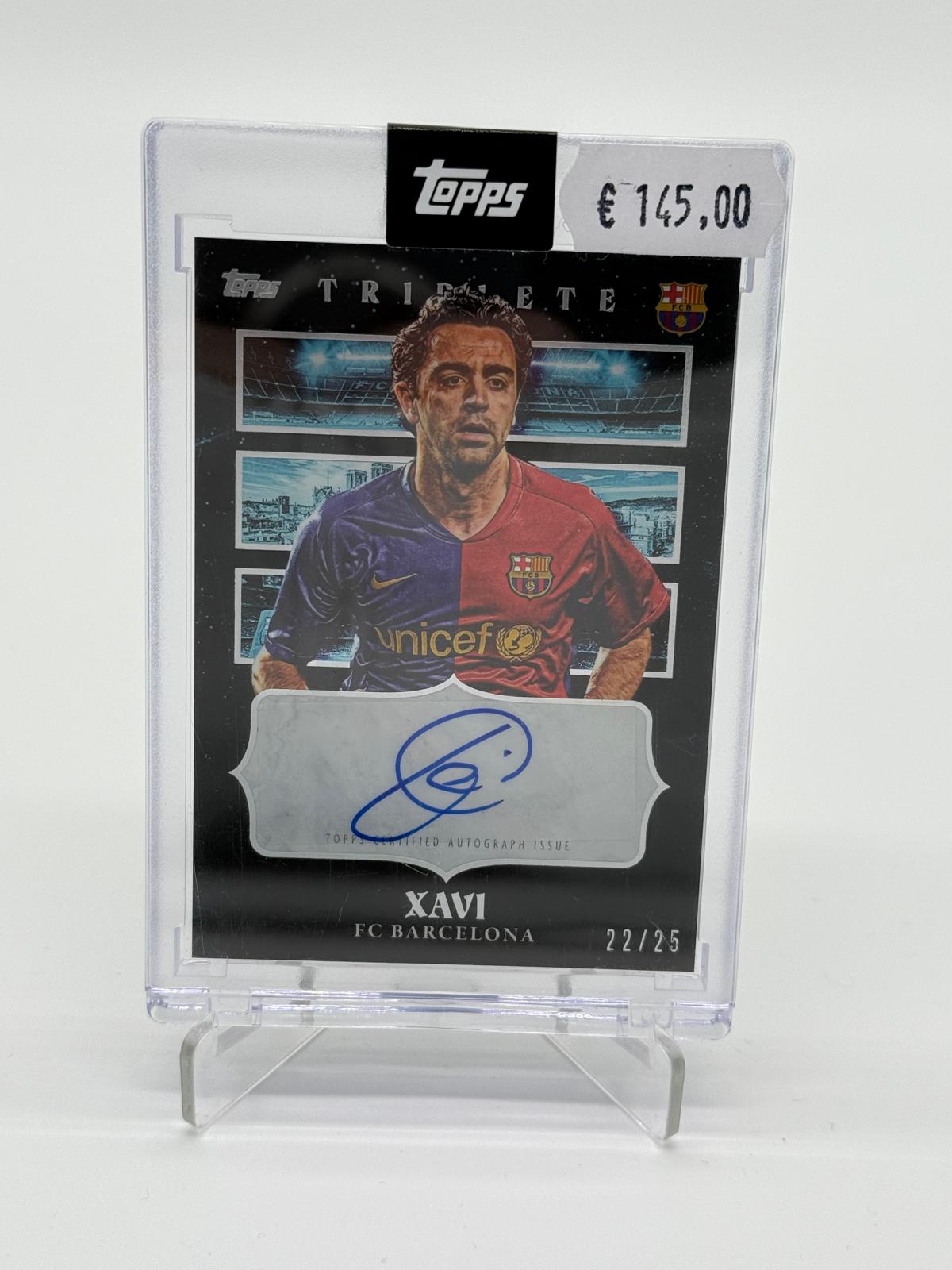 2024 Topps Barcelona Triplete Xavi Auto /25