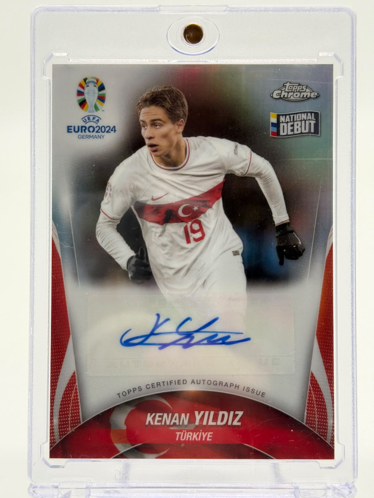 2024 Topps Chrome UEFA Kenan Yildiz Auto