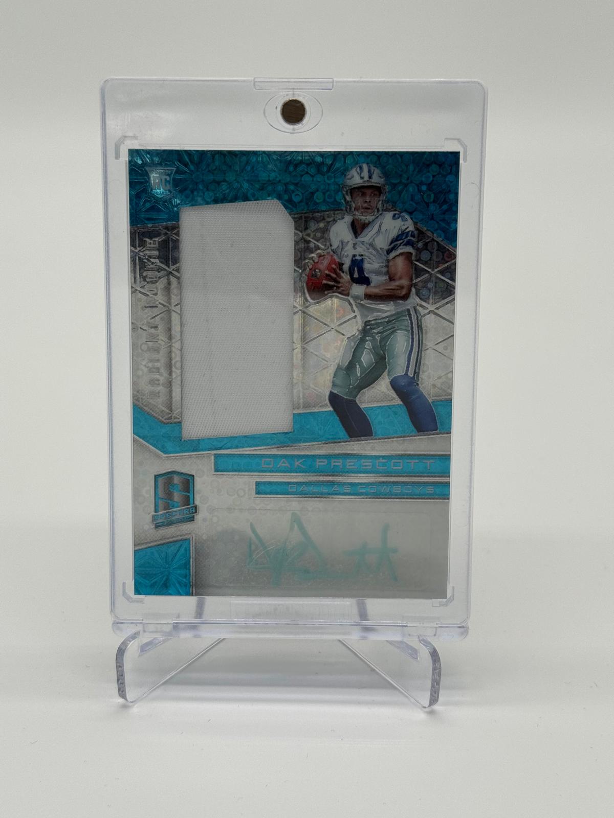 2016 Panini Spectra Football Dak Prescott RC Patch Auto /60
