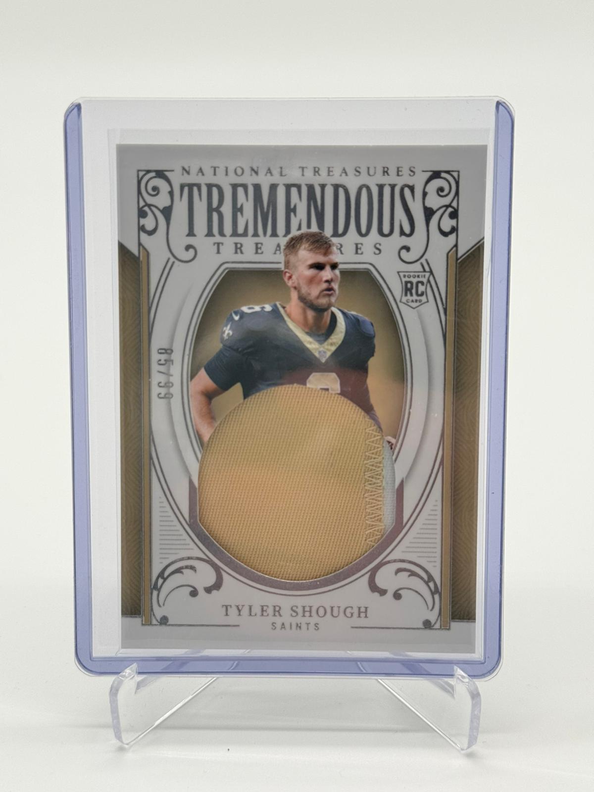 2025 Panini National Treasures Football Tyler Shough RC 85/99