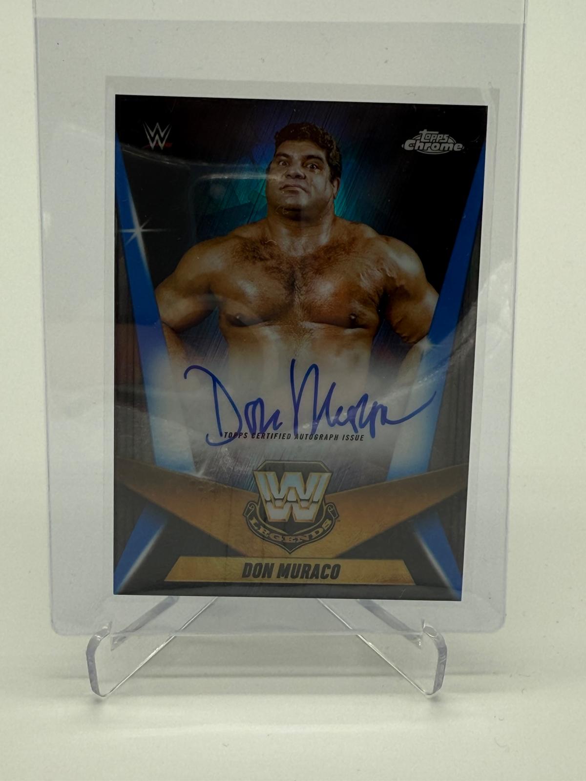 2025 Topps Chrome WWE Sapphire Don Muraco Legendary Auto