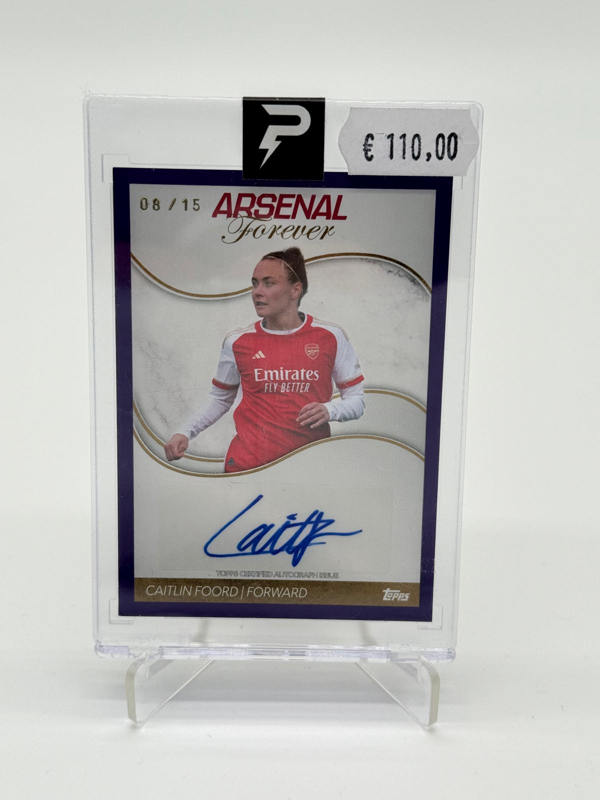 2024 Topps Arsenal Forever Caitlin Foord Auto /15
