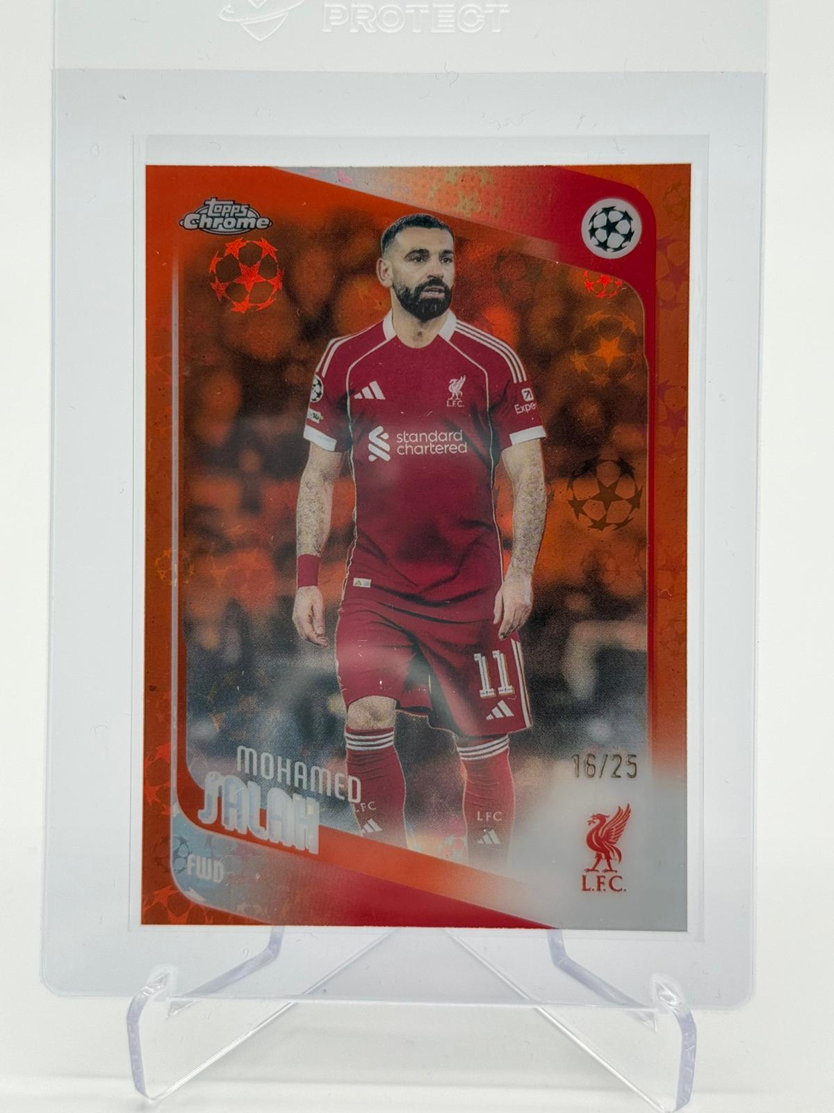 2026 Topps UCC Chrome Logofractor Mohamed Salah 16/25