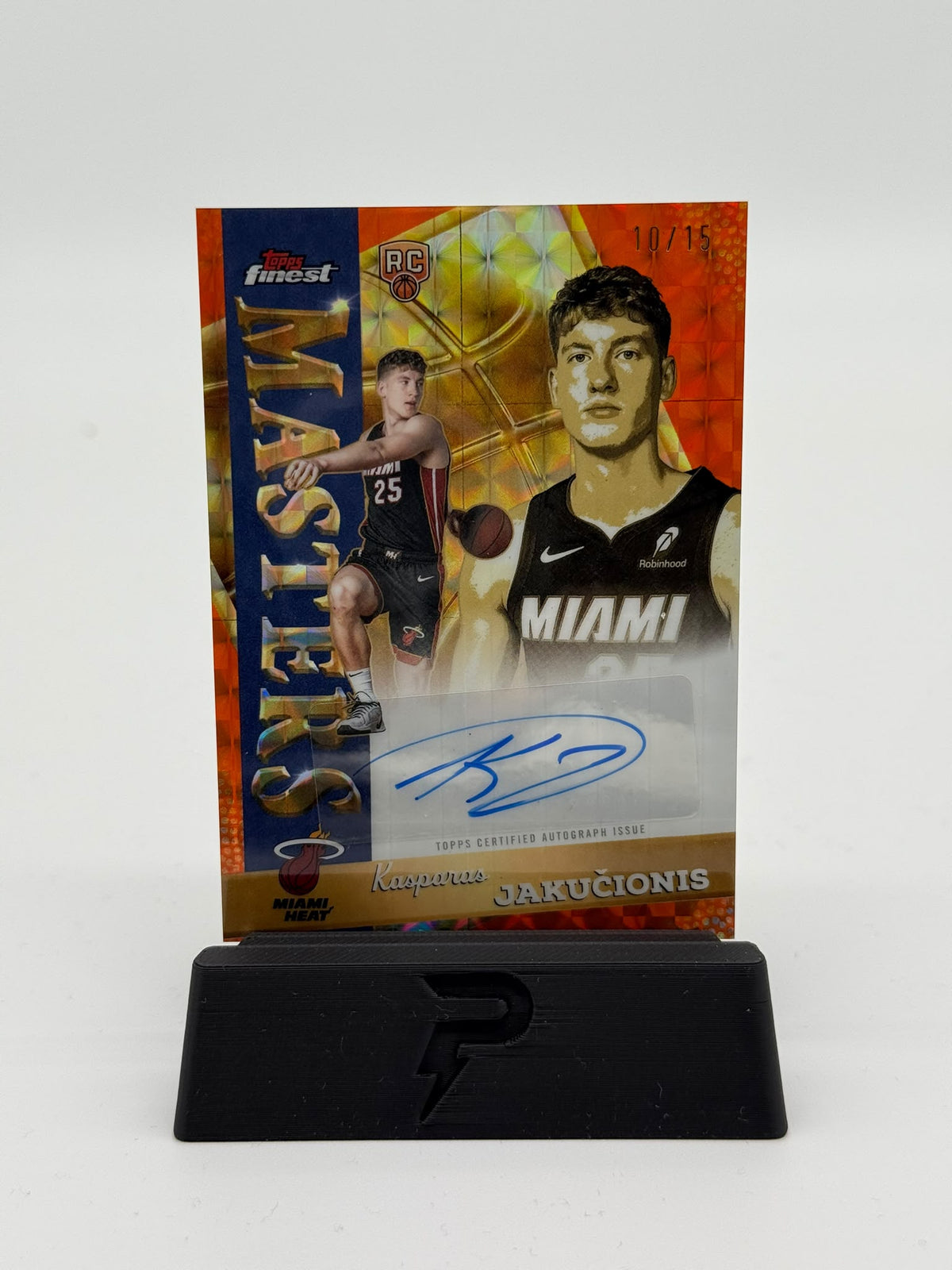 2026 Topps Finest NBA Kasparas Jakucionis Auto 10/15