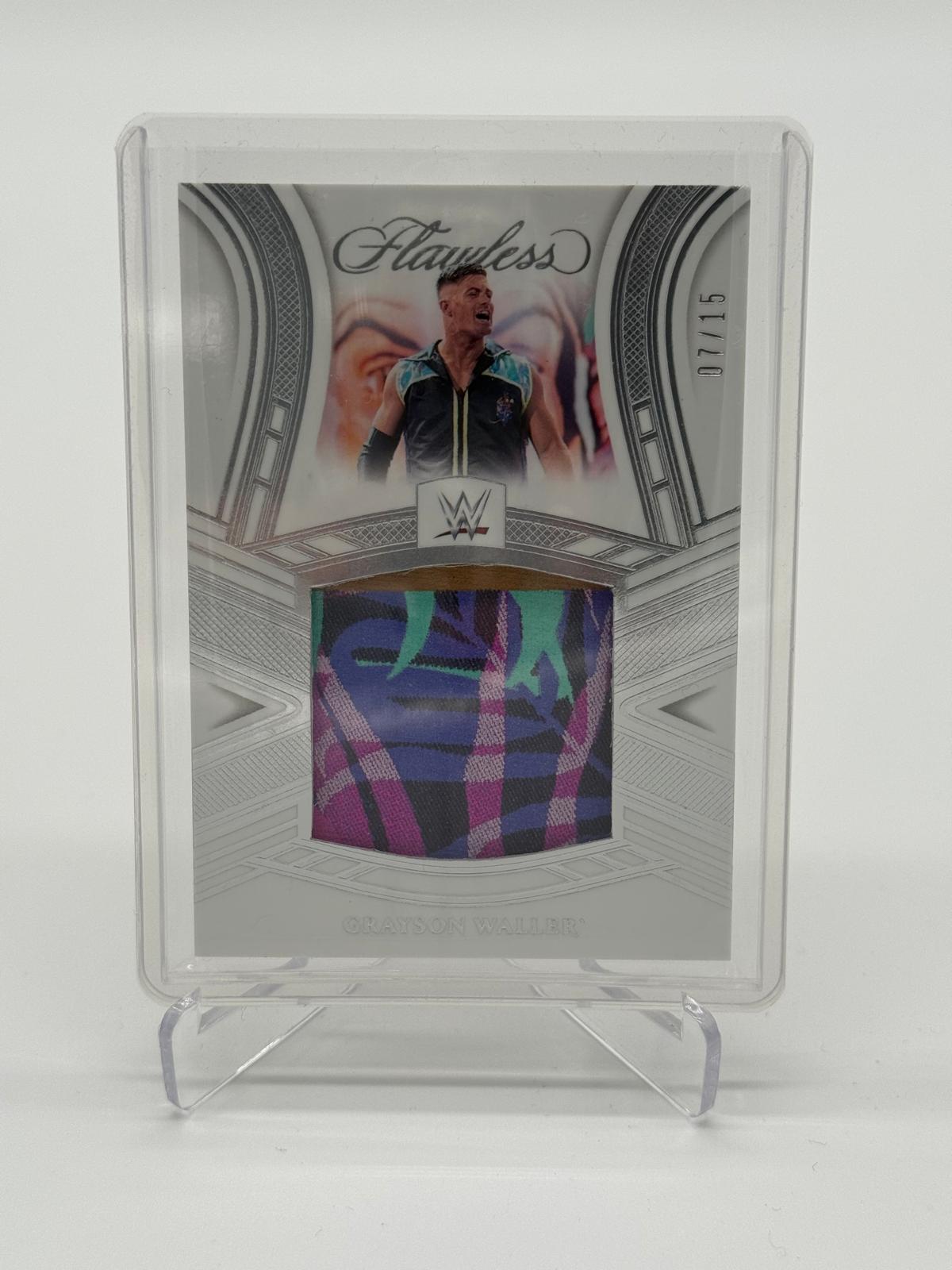 2024 Panini Flawless WWE Grayson Waller Jumbo Memorabilia /15