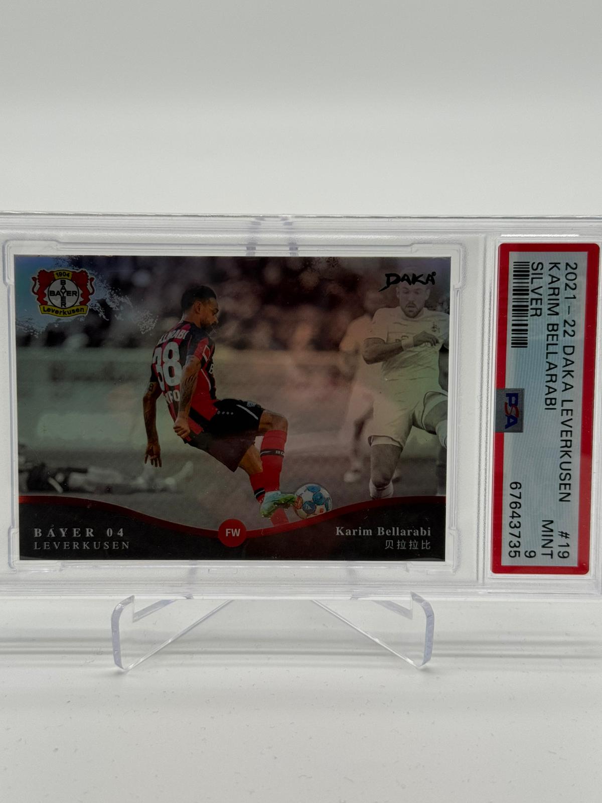 2021-22 DAKA Karim Bellarabi 22/25 PSA 9