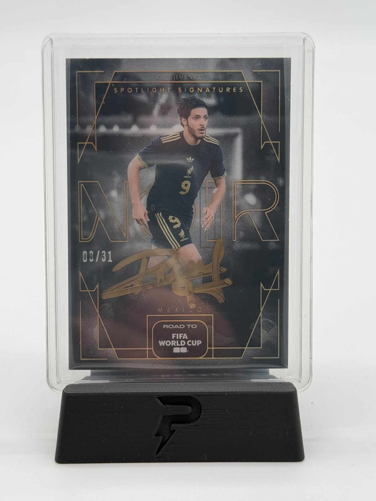 2025-26 Panini NOIR Raul Jimenez On Card Auto 08/31