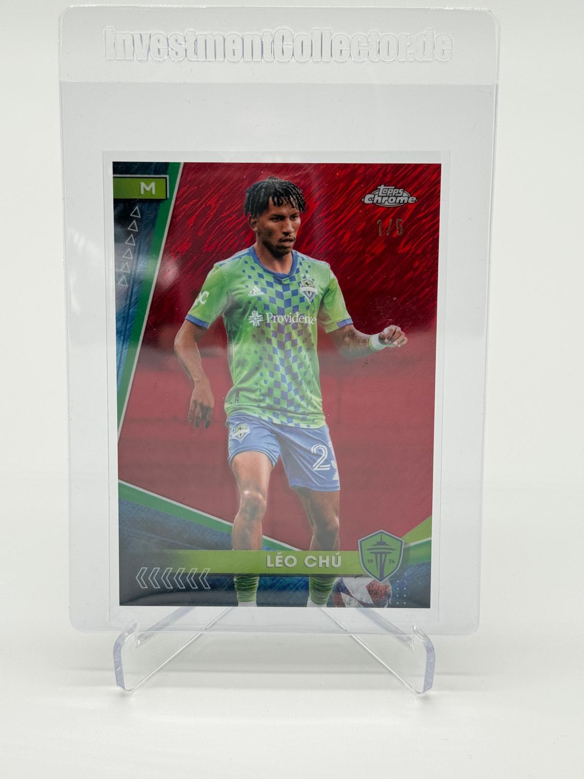 2024 Topps Chrome MLS Leo Chu /5